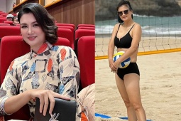 Người đẹp bóng chuyền Kim Huệ năm 2023: “Hút hồn” fan với bikini, làm cầu thủ bóng đá