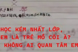 Tranh cãi lời phê của cô giáo chủ nhiệm với học sinh “em là trẻ mồ côi à?“