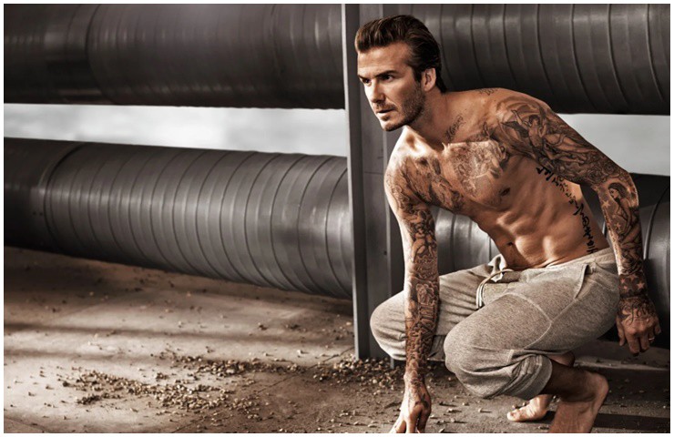 Nhờ vẫn giữ được body săn chắc mà Beckham tham gia quảng cáo cho nhiều nhãn hàng thời trang.&nbsp;
