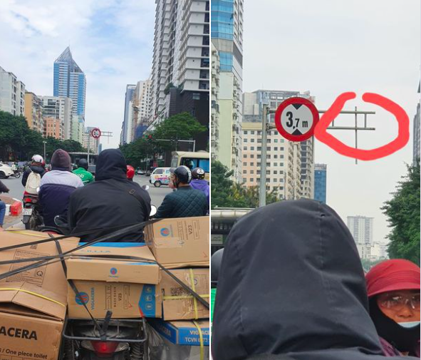 Sở GTVT Hà Nội nói gì trước hình ảnh dỡ biển báo làn đường dành cho buýt nhanh BRT? - 1