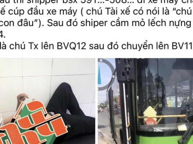 Công an vào cuộc vụ tài xế xe buýt bị shipper “nựng mỏ lết“ vào mặt