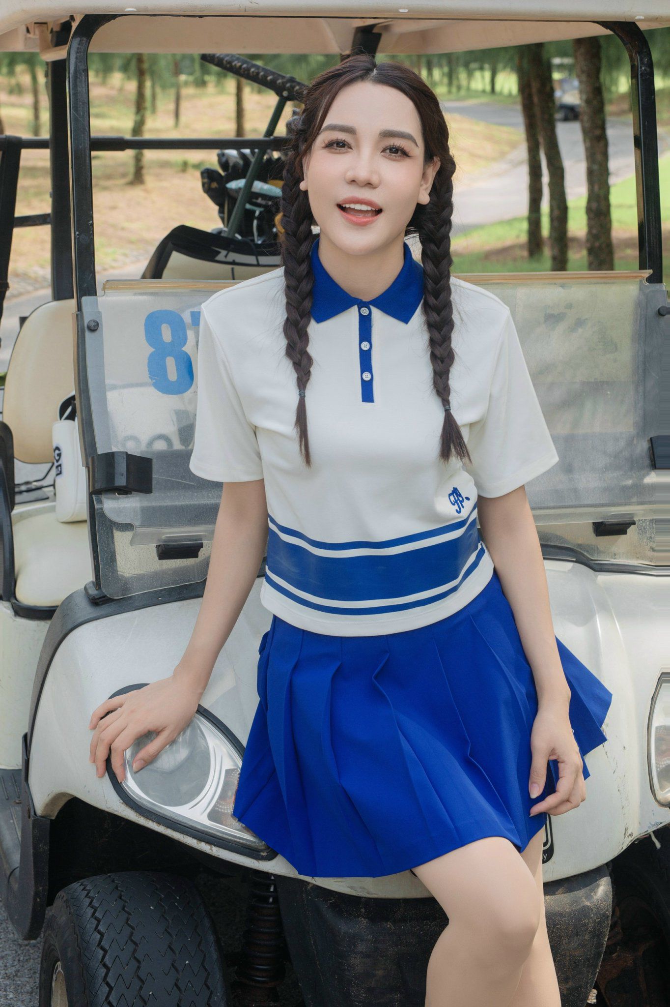 Á hậu Nhật Lâm tiết lộ bí quyết chọn thời trang chơi golf - 5