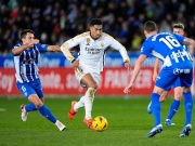 Bóng đá - Video bóng đá Alaves - Real Madrid: Vỡ òa phút 90+2, đánh chiếm ngôi đầu (La Liga)