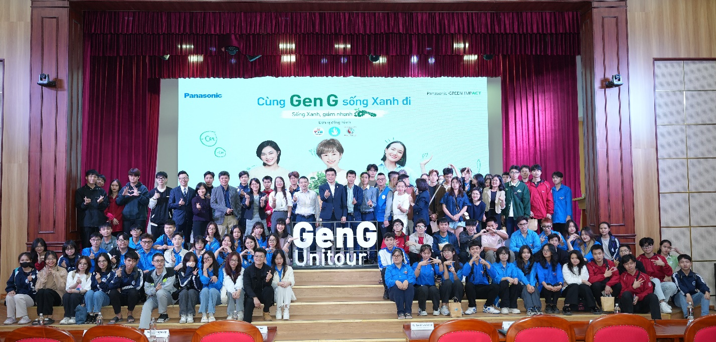 Gen G Unitour do Panasonic tổ chức tại Hà Nội truyền cảm hứng sống xanh tới hàng nghìn bạn trẻ - 5