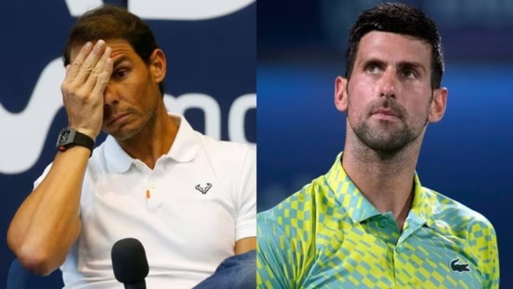 Nadal (trắng), Djokovic (xanh) có những khắc tinh của riêng mình