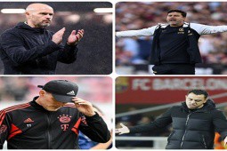 Domino “thay tướng“ tháng 12: Chờ Ten Hag mở màn, Xavi - Pochettino run rẩy