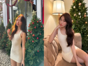 Bạn trẻ - Cuộc sống - Dàn hot girl mạng xã hội khoe ảnh Giáng sinh đẹp đến nao lòng