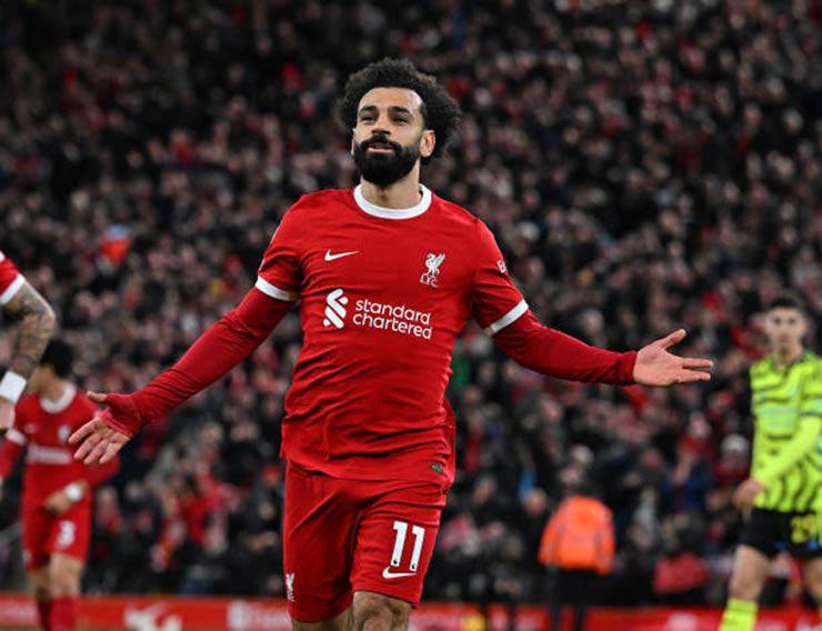 Salah gỡ hòa 1-1 sau pha xử lý rất đẳng cấp