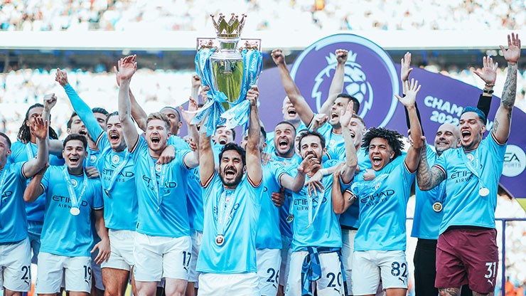 Man City đoạt danh hiệu Ngoại hạng Anh 2022/23