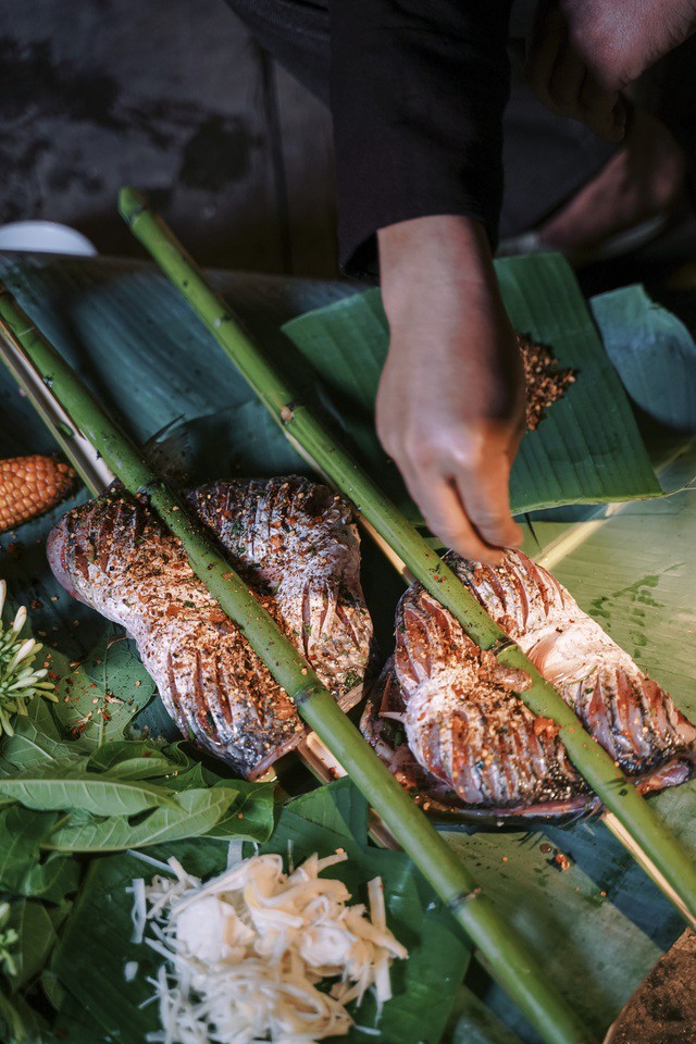 Cá nướng là một trong những ẩm thực ở Tam Đường, Lai Châu vô cùng nổi tiếng khi được tẩm ướp cầu kỳ với những gia vị đặc trưng chỉ vùng núi cao mới có