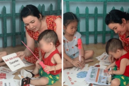 Bé trai gần 3 tuổi "gây bất ngờ" với khả năng đọc tiếng Việt, tiếng Anh dù chưa đi học