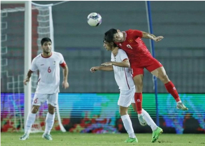 Trận nào U-20 Việt Nam ra quân cũng rất vất vả. Ảnh:AFC