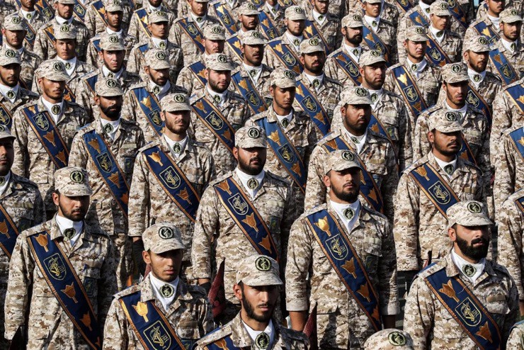 Các thành viên IRGC, lực lượng tinh nhuệ ở Iran. Ảnh: AFP.