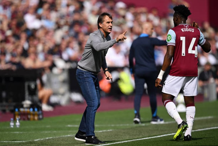 HLV Lopetegui suýt bị Kudus đánh trong phòng thay đồ West Ham ở trận gặp Brentford