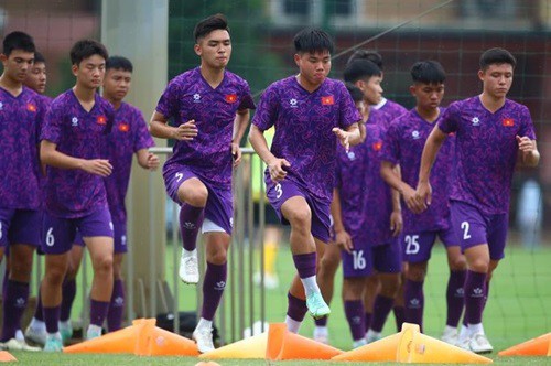 U17 Việt Nam sẵn sàng cho vòng loại U17 châu Á 2025.