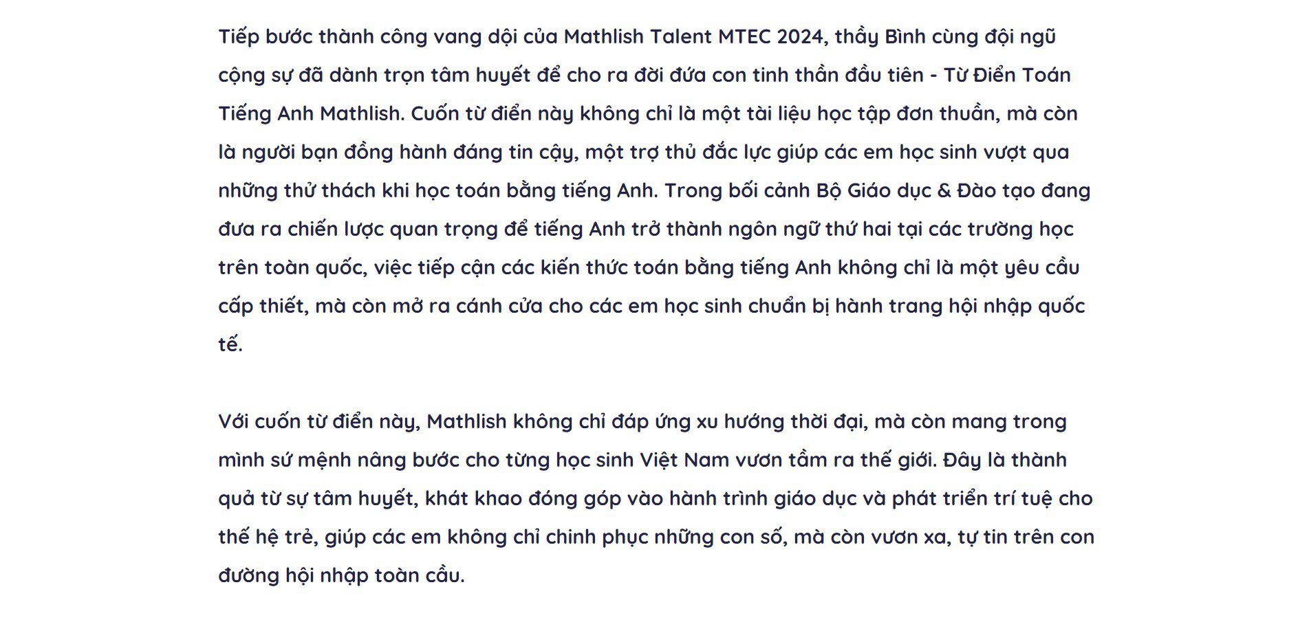 Học Toán Tiếng Anh Mathlish - hành trình 10 năm lan tỏa tri thức - 15