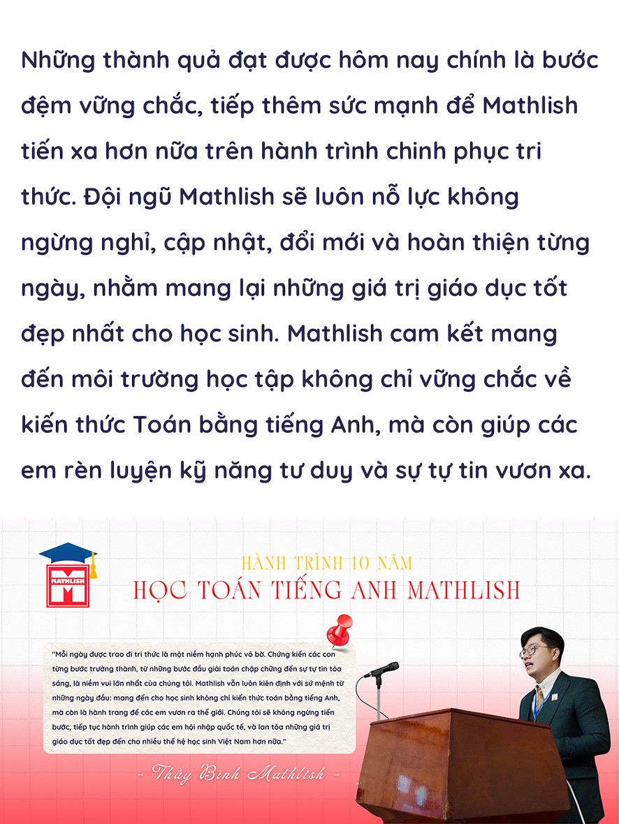 Học Toán Tiếng Anh Mathlish - hành trình 10 năm lan tỏa tri thức - 27