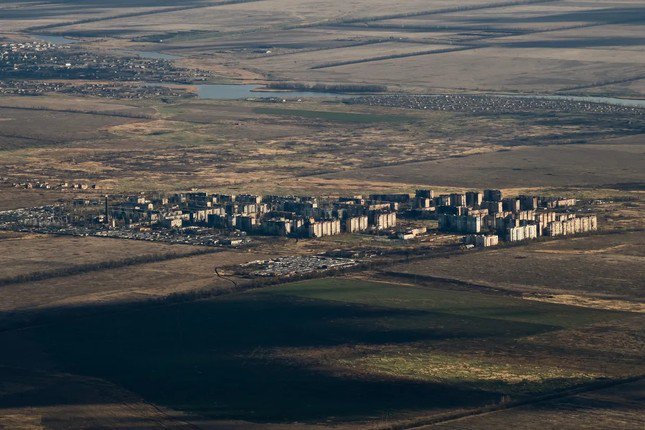 Vuhledar nằm trên tuyến phòng thủ đầu tiên của quân đội Ukraine ở Donetsk. (Ảnh: Getty Images)