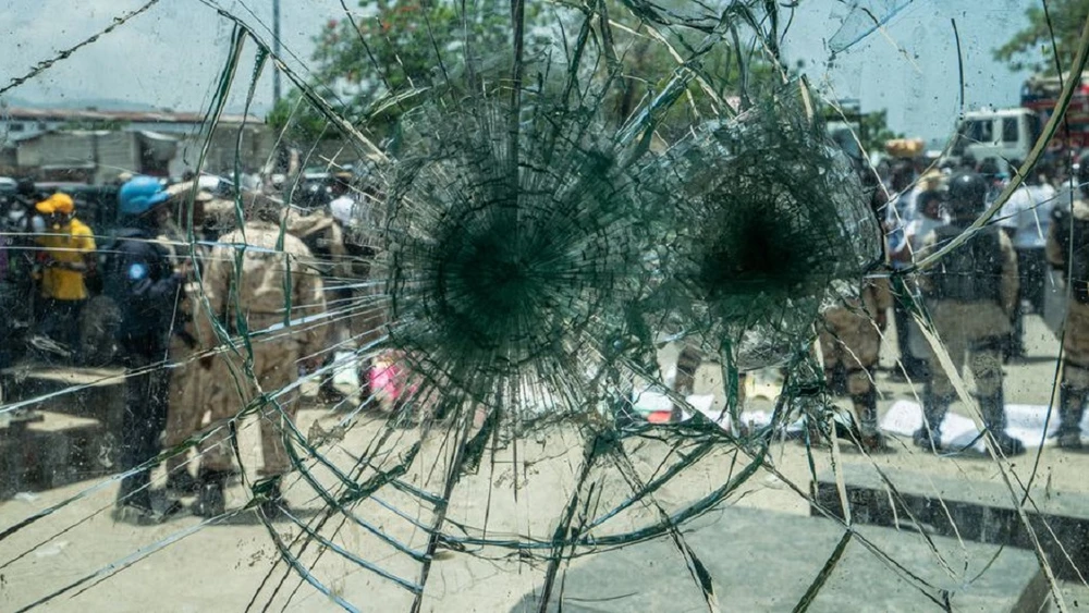 Vụ xả súng do băng Gran Grif gây ra ở thị trấn Pont-Sonde (Haiti) đã làm ít nhất 70 người thiệt mạng. Ảnh: UN NEWS