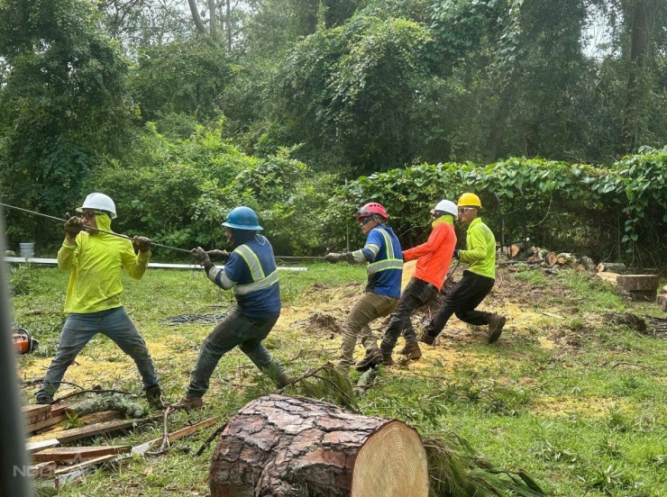 Nhà bên sông của ca sĩ Hoàng Oanh tan nát vì siêu bão ở Mỹ - 7