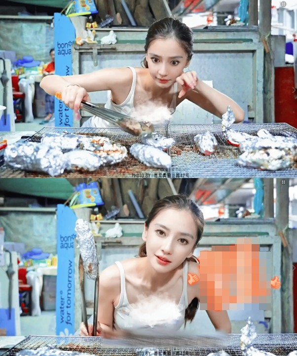 Bán thịt, nhễ nhại mồ hôi, Angelababy vẫn hút 50 triệu lượt xem.