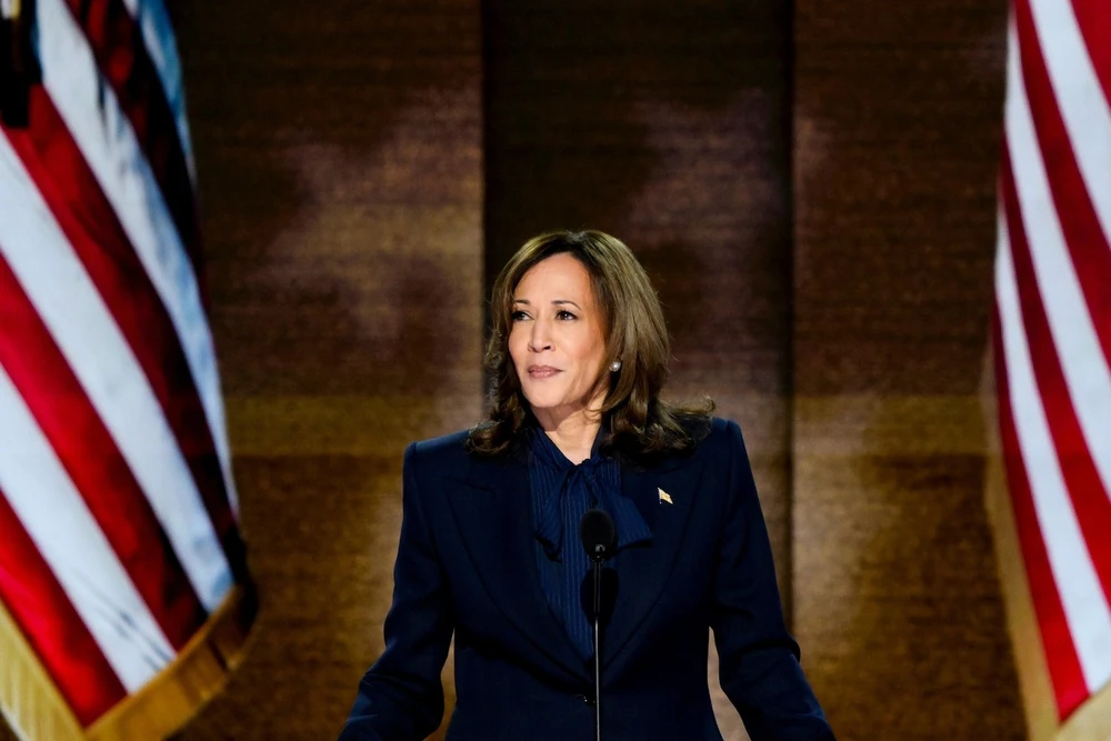 Phó Tổng thống Mỹ Kamala Harris. Ảnh: BLOOMBERG