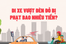 Đi xe vượt đèn đỏ bị phạt bao nhiêu tiền?