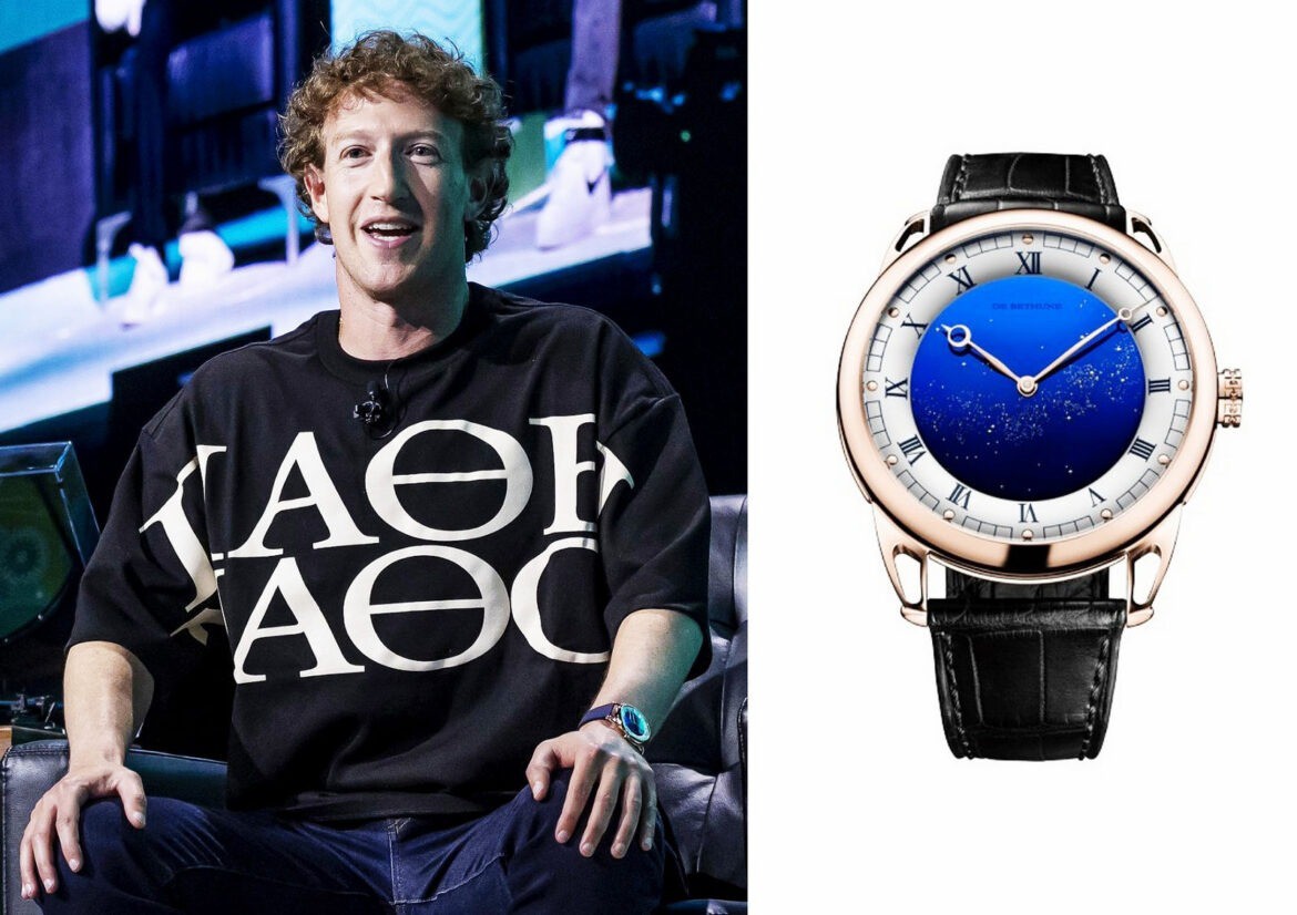 Trang Luxury Launches đã nói đùa rằng Mark Zuckerberg đã bị "bọ đồng hồ hàng hiệu cắn" và trở nên đam mê món phụ kiện xa xỉ này kể từ sau khi tham gia lễ cưới của con trai tỷ phú giàu nhất Châu Á Mukesk Ambani