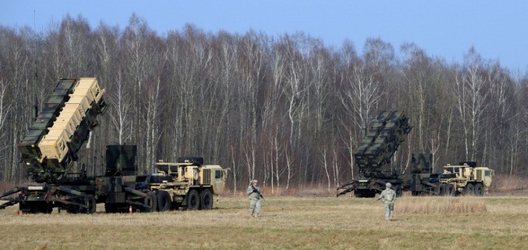 Các bệ phóng tên lửa thuộc tổ hợp tên lửa phòng không Patriot. Ảnh: GettyImages