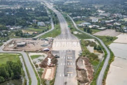 Cao tốc Bến Lức - Long Thành đoạn 4 km sắp thông xe, giải tỏa áp lực giao thông