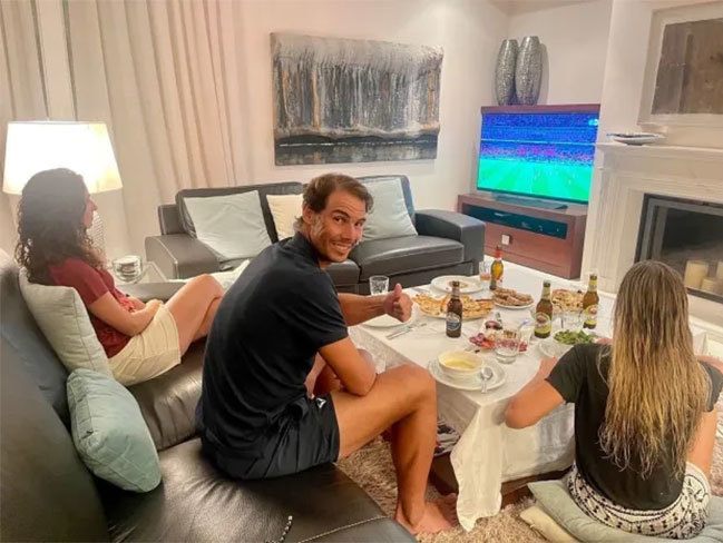 Nadal hé lộ một góc trong tổ ấm ba triệu bảng ở Majorca. Ảnh: Instagram Rafael Nadal