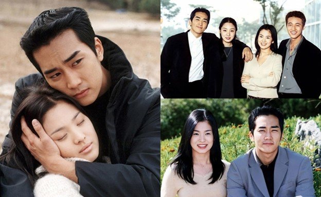 Song Seung Hun và Song Hye Kyo trong “Trái tim mùa thu”.