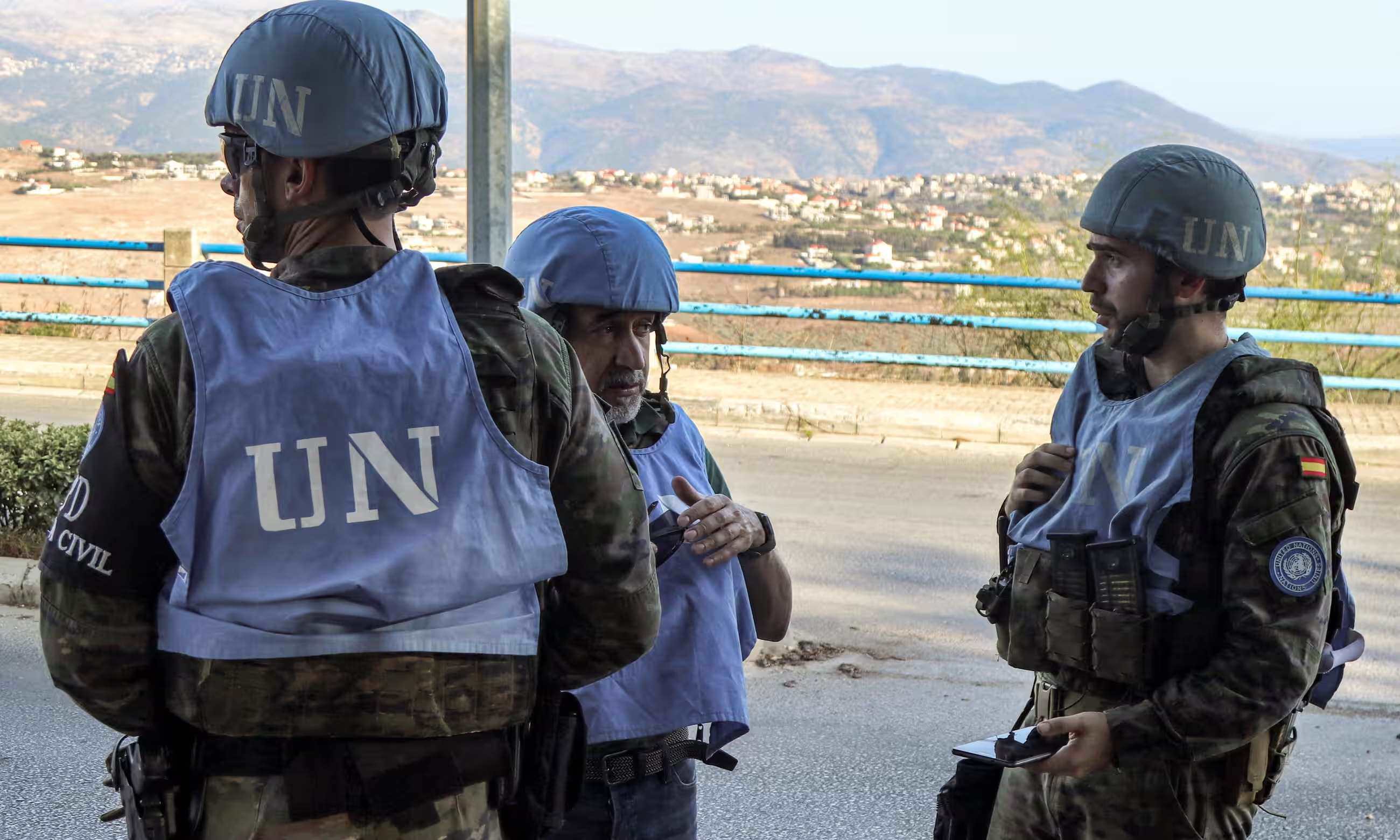 Bính sĩ UNIFIL ở Lebanon (ảnh: AFP)