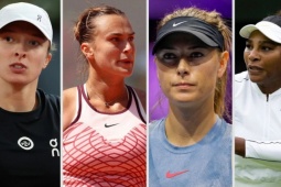 Sharapova, Serena lùi vào dĩ vãng, Sabalenka & Swiatek phá kỷ lục đỉnh cao