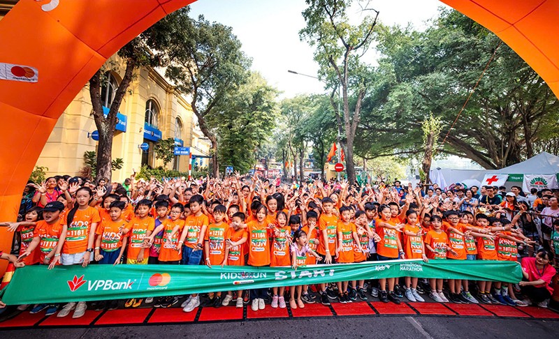 Các áo chạy cao cấp của giải chạy Mastercard Kids Run đến từ ANTA Kids