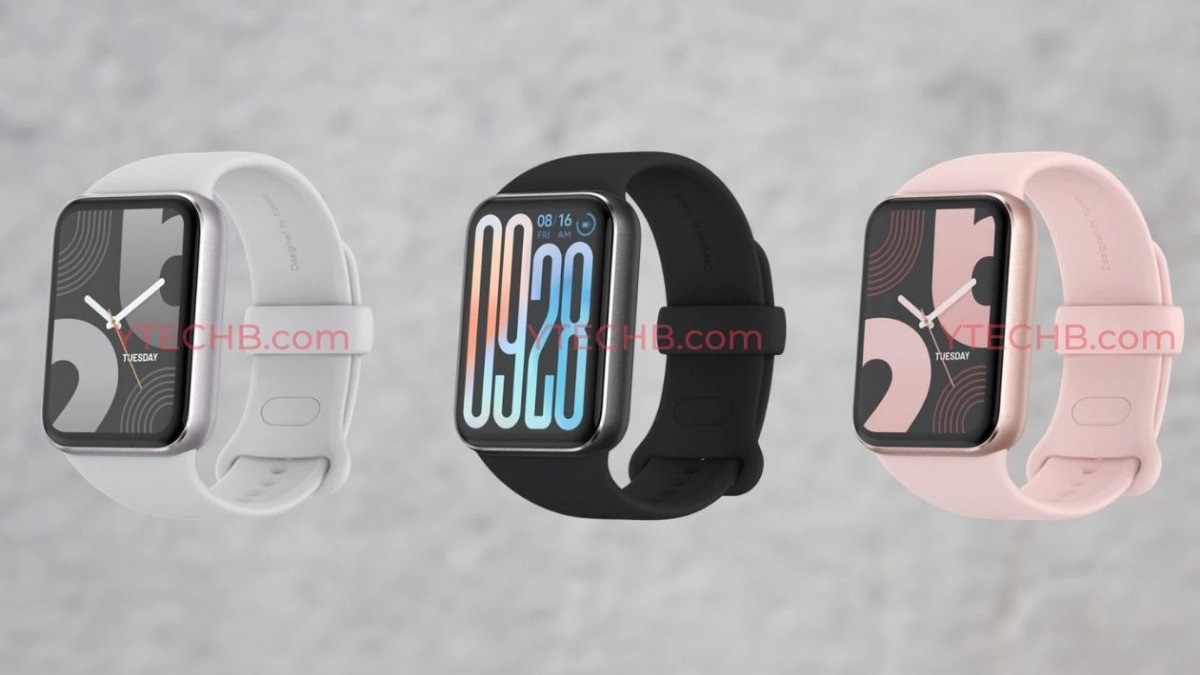 Hình ảnh render cho thấy thiết kế mới của&nbsp;Xiaomi Smart Band 9 Pro.