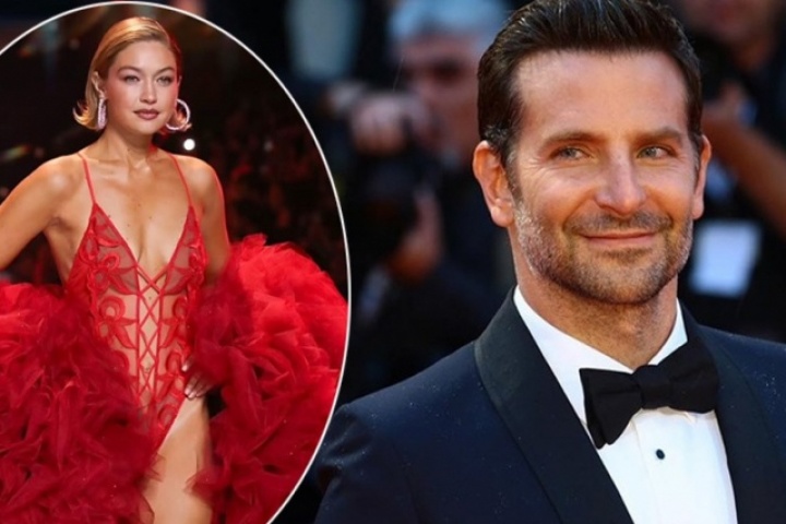 Bradley Cooper ủng hộ Gigi Hadid diễn show nội y