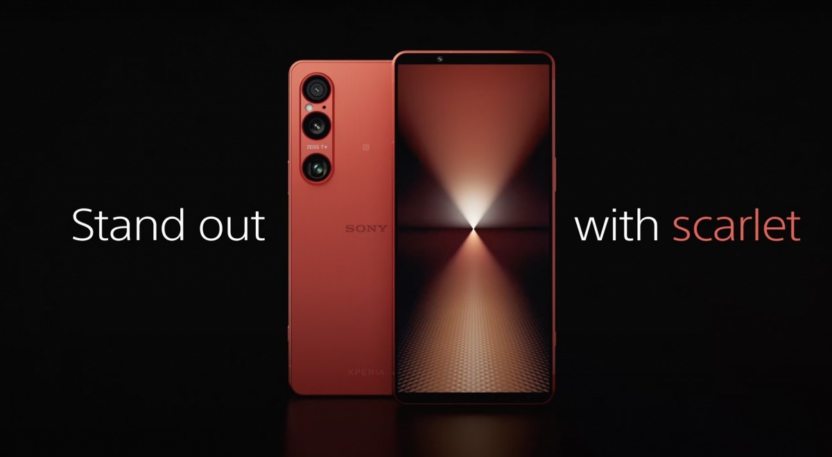 Sony Xperia 1 VI phiên bản màu đỏ Scarlet mới.