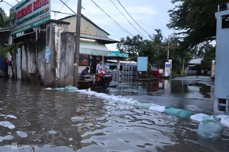 Triều cường dâng cao kỷ lục tại TP.HCM, gây ngập sâu nhiều khu vực