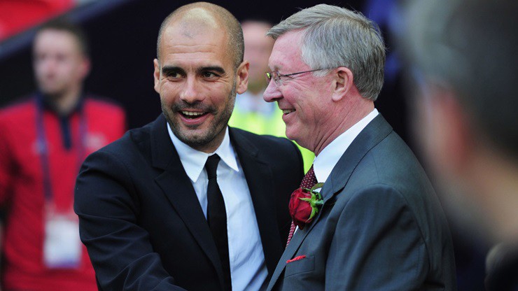 Pe Guardiola từng 2 lần đánh bại&nbsp;Sir Alex ở trận chung kết&nbsp;Champions League