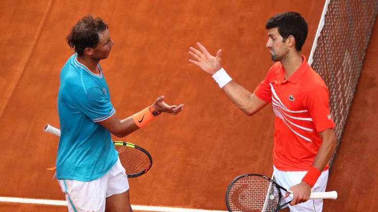 Nadal (izquierda) y Djokovic (derecha) se enfrentan por 61ª vez