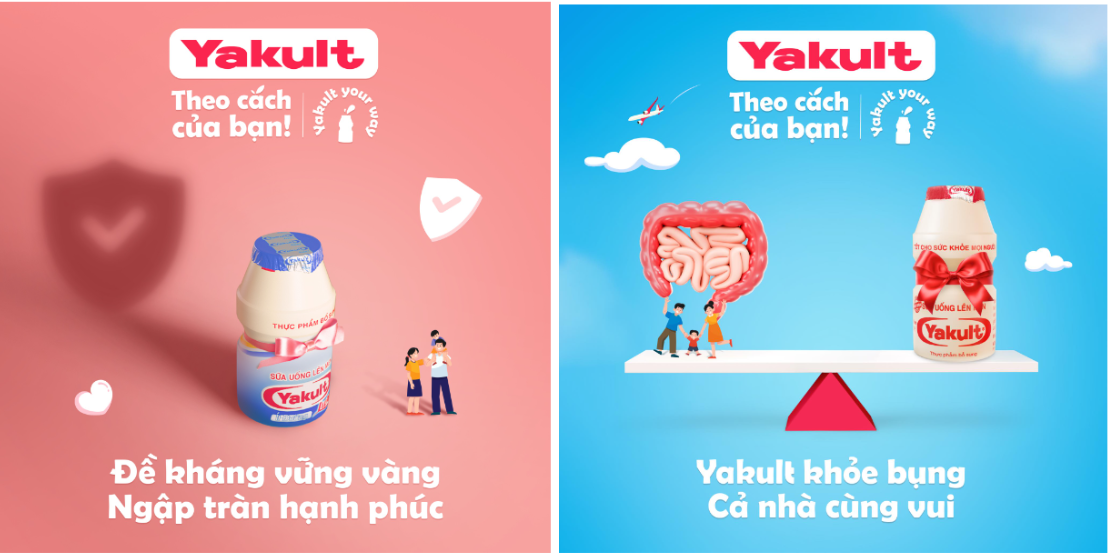 Chuỗi ảnh Món quà Yakult cho gia đình (Nguồn: Yakult Việt Nam)