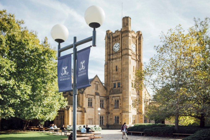 Khuôn viên Đại học Melbourne. Ảnh: The University of Melbourne Website