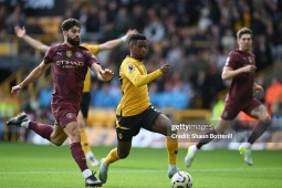 Video bóng đá Wolves - Man City: Bùng nổ phút 90+5 (Ngoại hạng Anh)