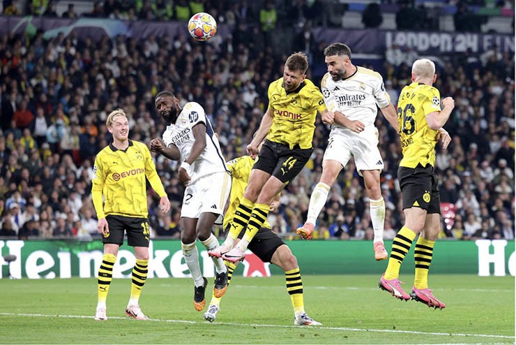 Real Madrid và Dortmund tái hiện trận chung kết mùa trước