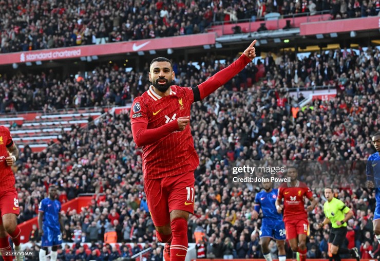 Salah có một bàn và 1 kiến tạo trước Chelsea