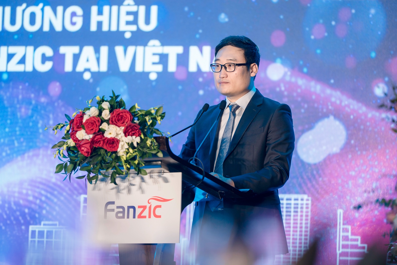 Ông Kim Jae Yu phát biểu – Giám đốc công ty TNHH Fanzic Hàn Quốc