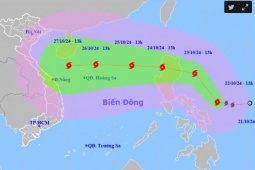 Bão Trà Mi sắp vào Biển Đông, gây ảnh hưởng mạnh đến Bắc Biển Đông