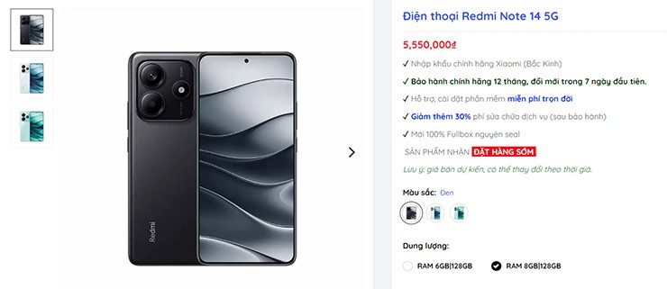 Giá smartphone Xiaomi nhập khẩu từ Bắc Kinh khá rẻ.