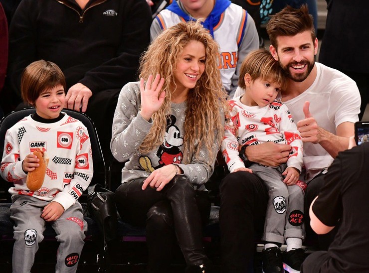 Pique và Shakira khi còn chung sống hạnh phúc